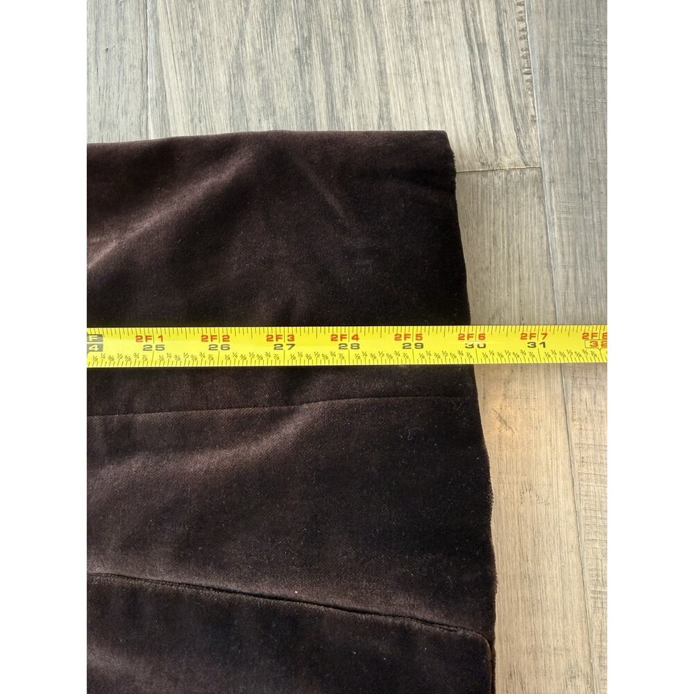 Vintage J Peterman Co. Brown Velvet Peacoat Womens Sz 8 Double Breasted USA Made - Picture 14 of 14